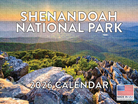 Shenandoah National Park 2026 calendar poster adult jigsaw puzzle  