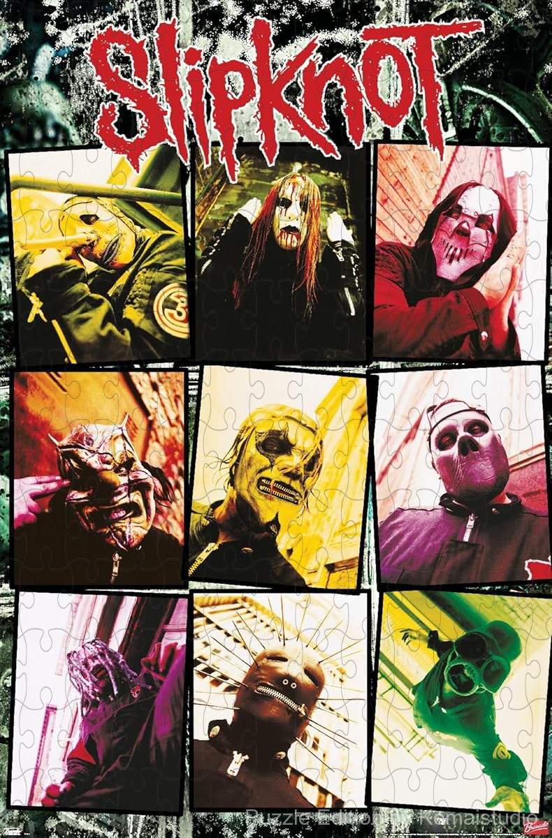A grid-style visual chaos inspired by Slipknot,an intense jigsaw experience for rock fans and puzzle lovers