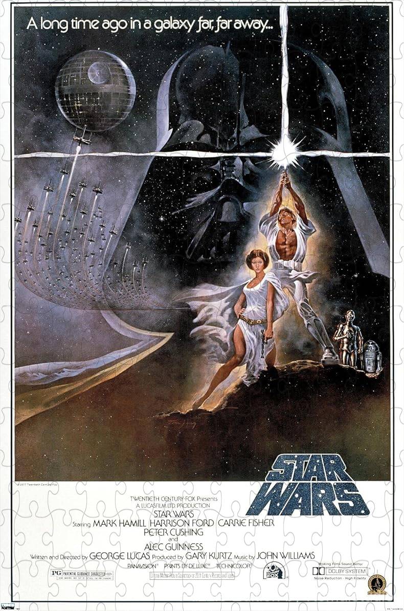 1000-piece wooden jigsaw puzzle featuring the original of Star Wars: A New Hope.