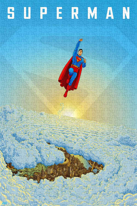 A jigsaw puzzle for Superman Poster