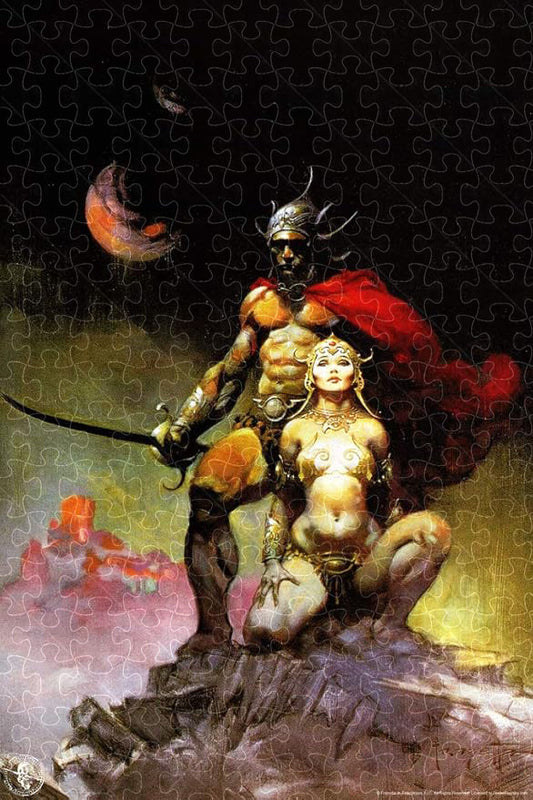 Swords of Mars by Frank Frazetta Poster Puzzles  