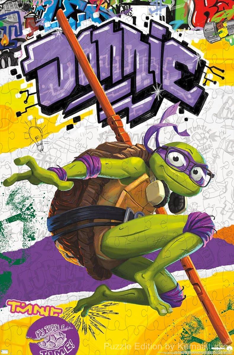 Donatello in action from Teenage Mutant Ninja Turtles: Mutant Mayhem
