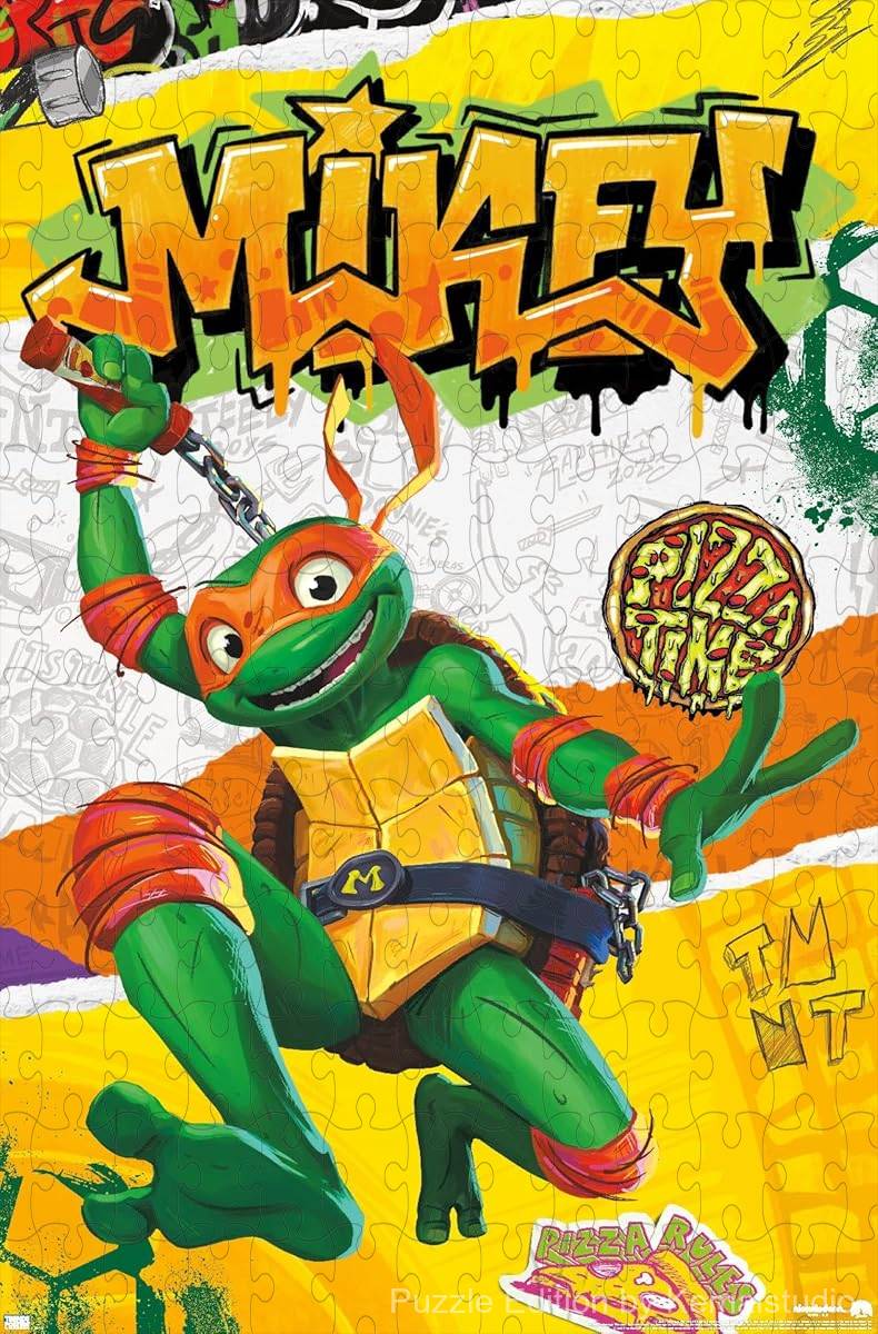 Teenage Mutant Ninja Turtles' Michelangelo in an epic 1000-piece puzzle