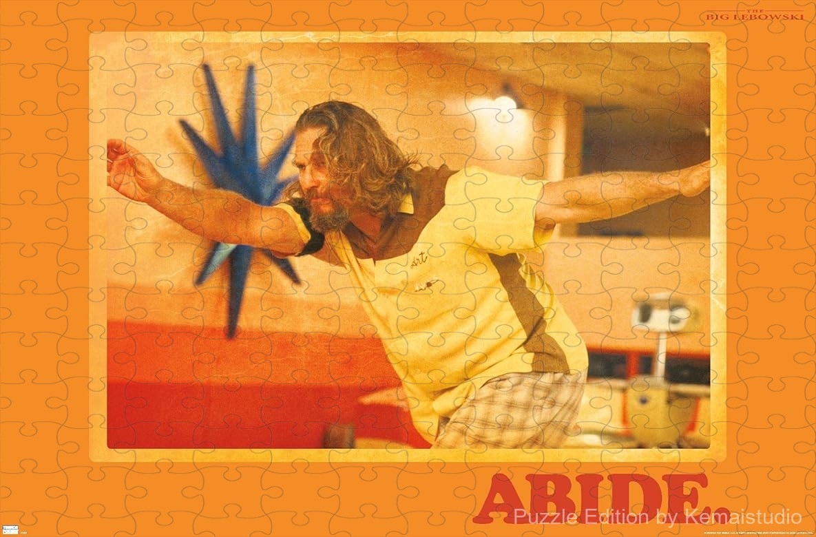 The Dude lives by his mantra Abide in this quirky movie scene