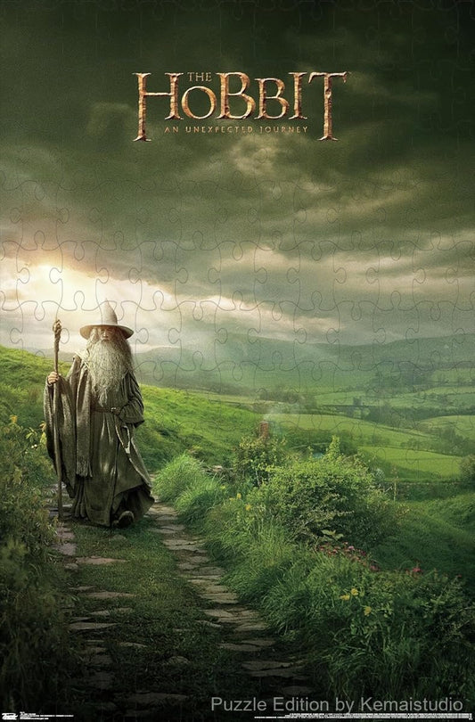 J.R.R. Tolkien's The Hobbit adventure scene in a beautiful 1000-piece puzzle