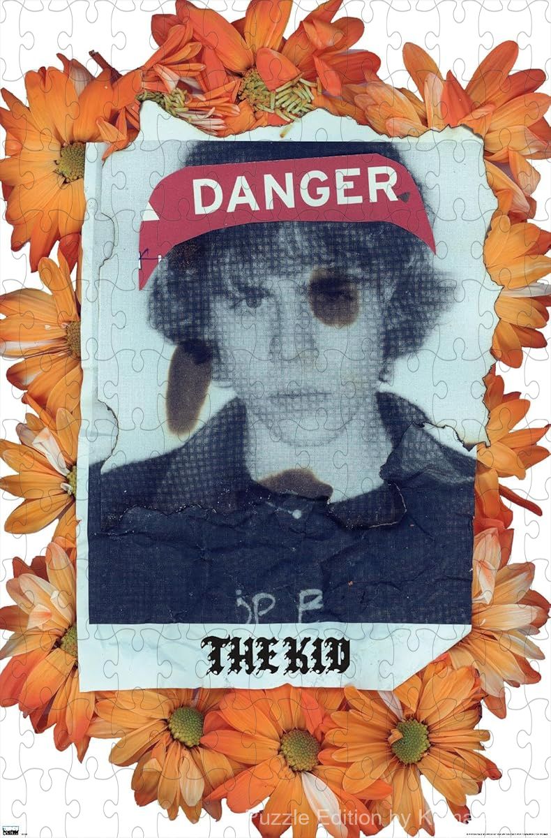 Dramatic visuals from The Kid Laroi's Danger track transformed into puzzle form