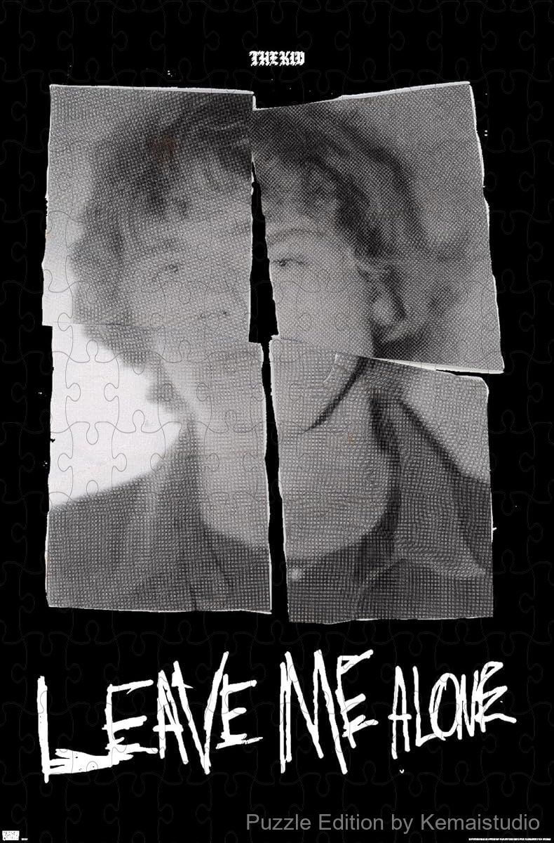 Melancholic artwork from The Kid Laroi's Leave Me Alone as a puzzle