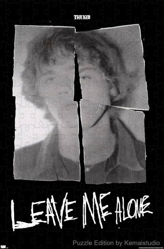 Melancholic artwork from The Kid Laroi's Leave Me Alone as a puzzle