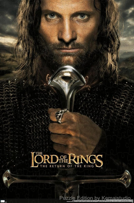 Aragorn leads the charge in a dramatic scene from The Return of the King