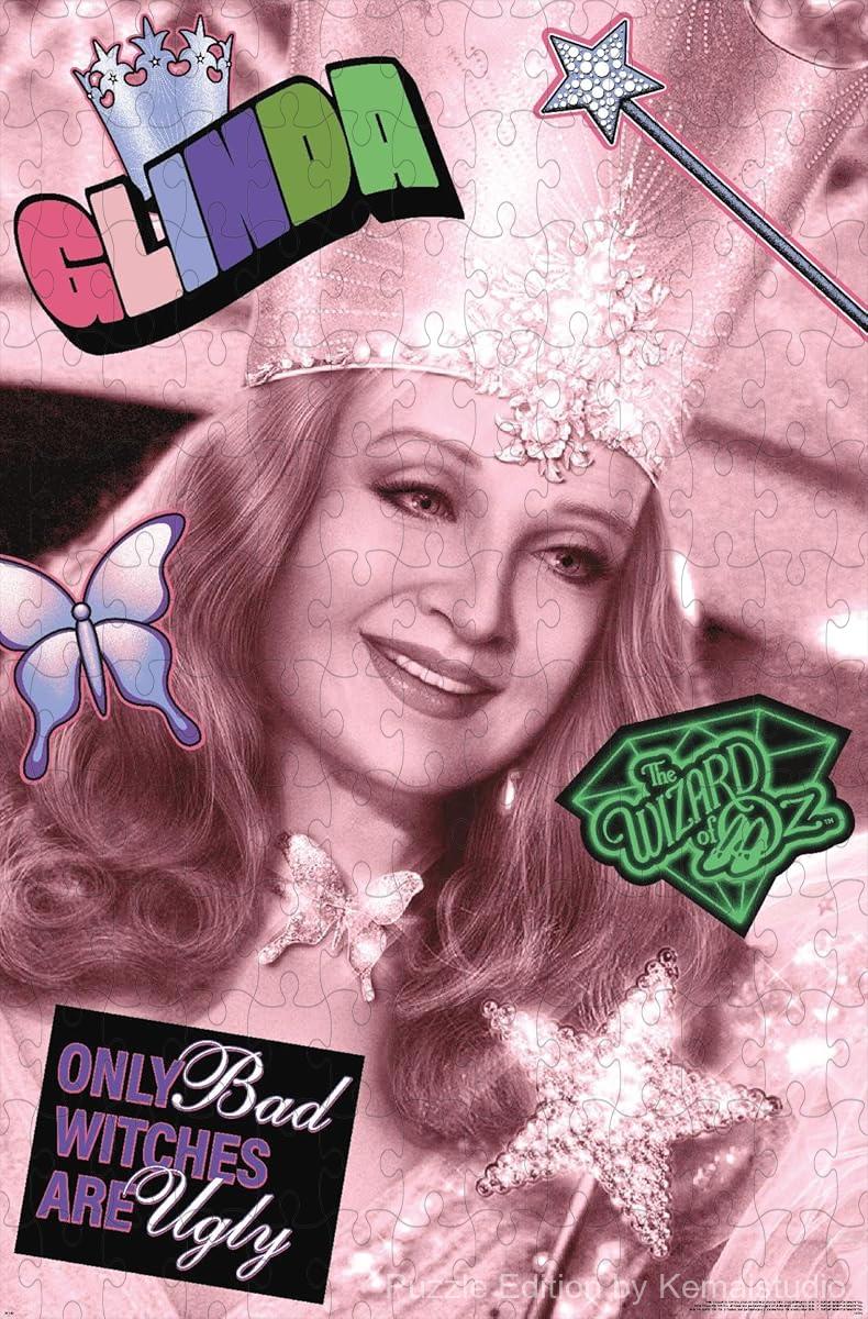 Glinda the Good Witch from The Wizard Of Oz in radiant puzzle form