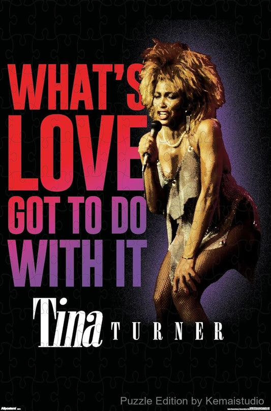 A stylish puzzle inspired by the iconic track, featuring Tina Turner in timeless design