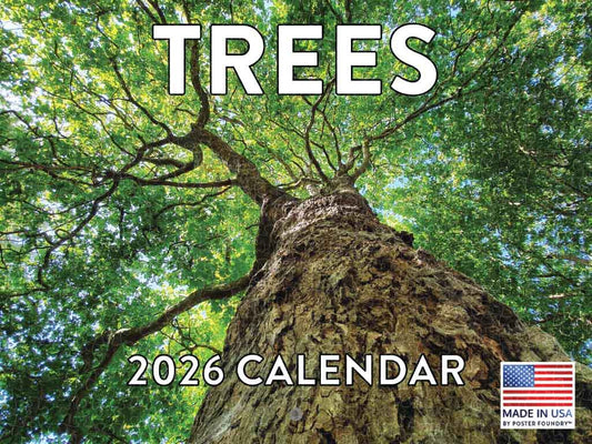 Tree 2026 calendar poster jigsaw puzzle for adults, American made