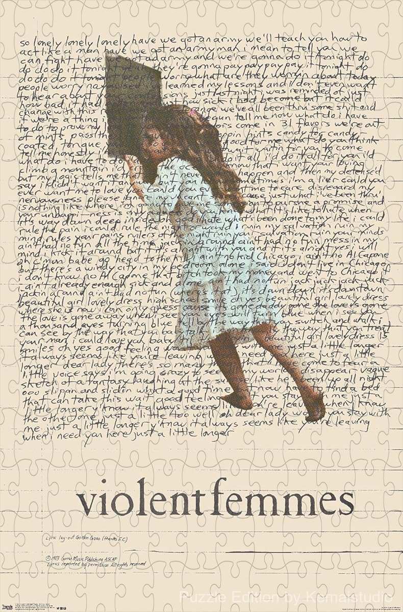 Whimsical illustration featuring lyric-inspired visuals in a feminine style