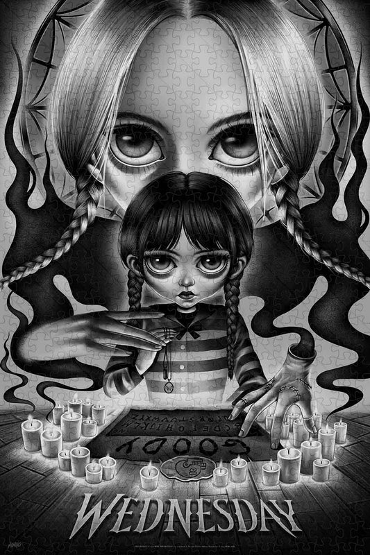 a jigsaw puzzle for Wednesday Poster