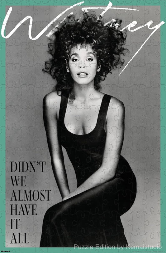 A joyful puzzle inspired by Whitney Houston's timeless hit, great for music and decor