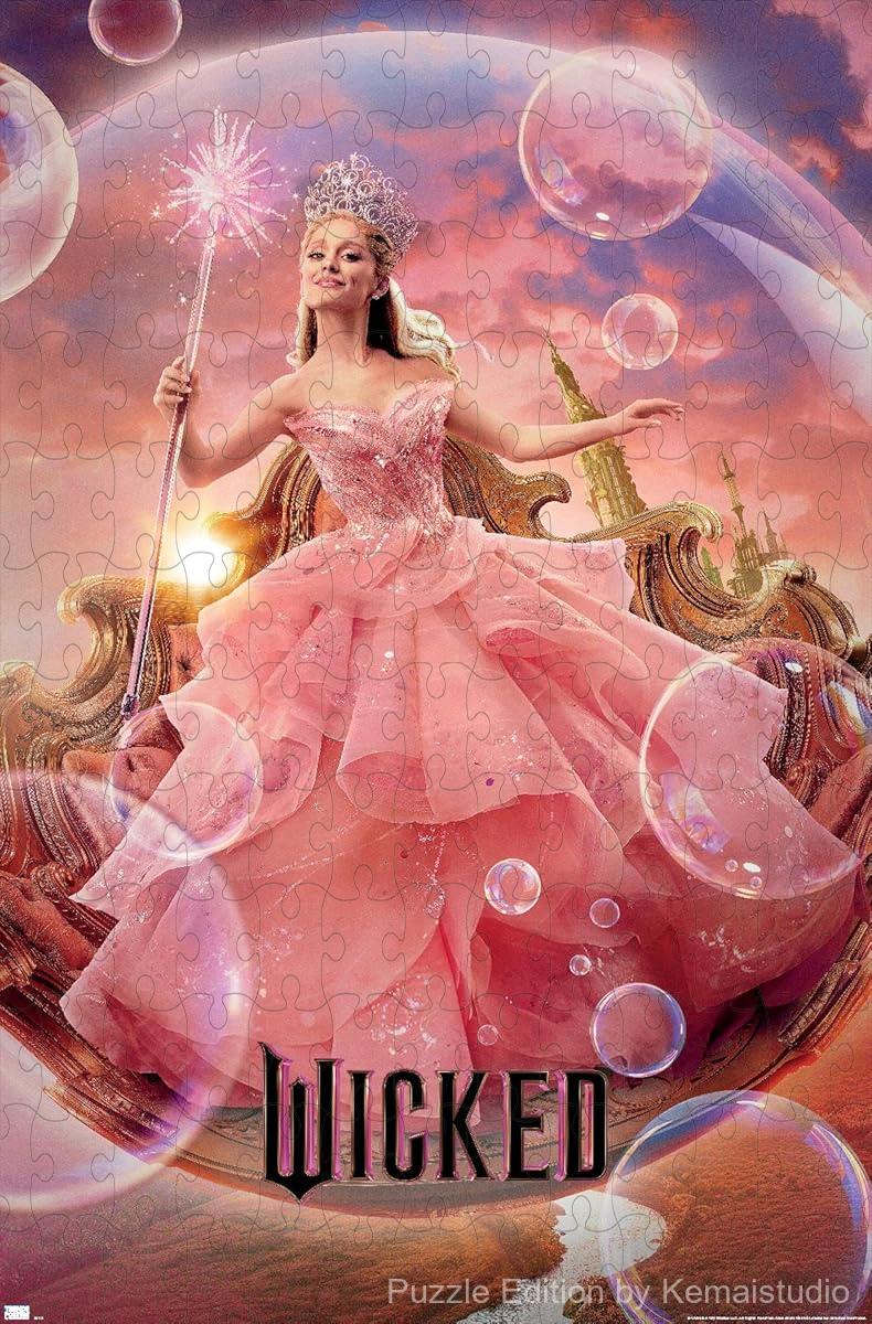 A dazzling Glinda puzzle from Wicked,magical and bright, perfect for musical lovers and gift-giving