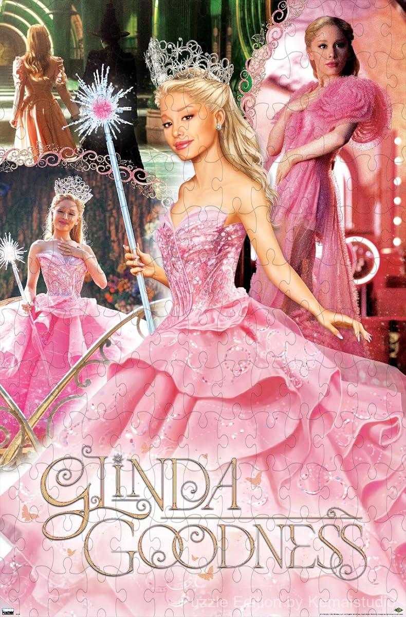 A bright and whimsical puzzle of Glinda in Upland, perfect for casual puzzling and decorative use
