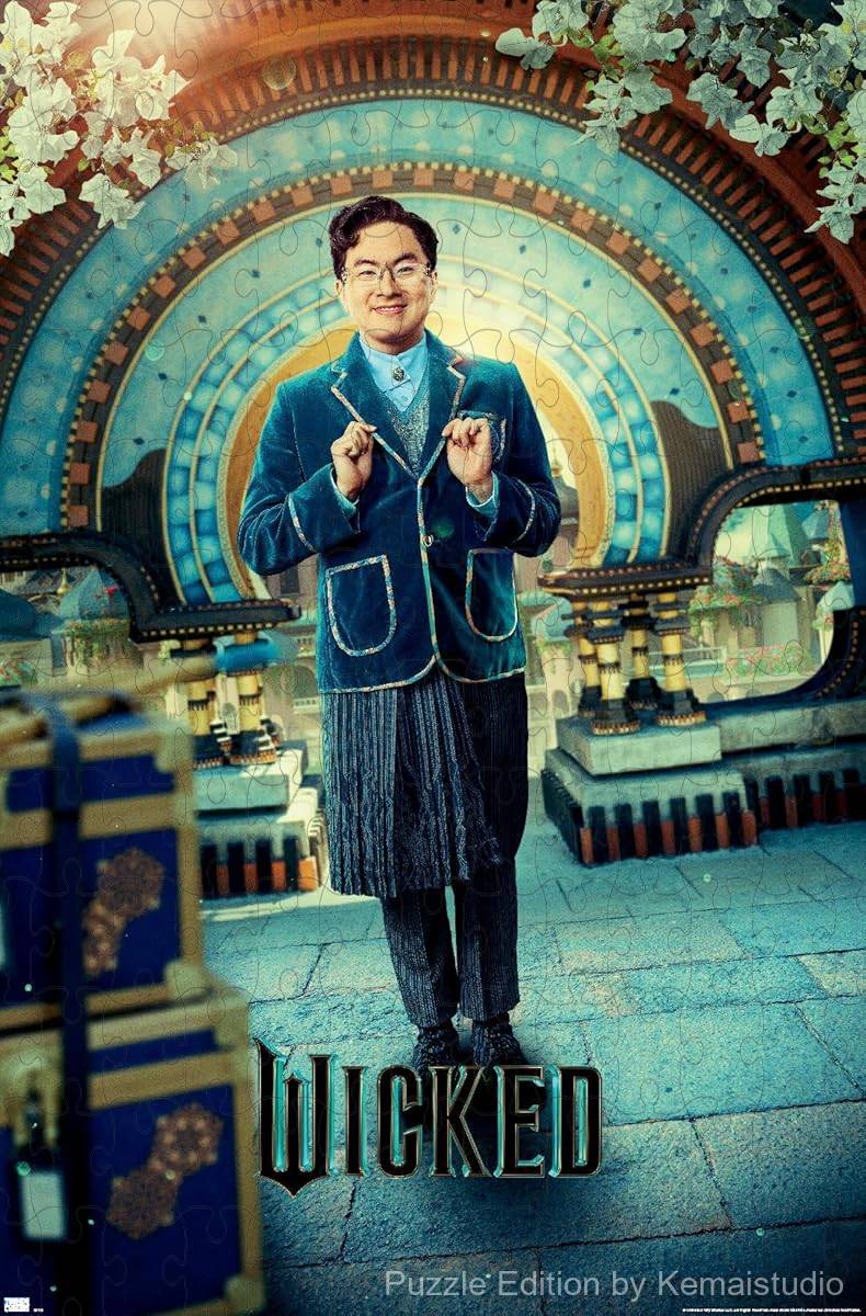 A stylish puzzle of Pfannee from Wicked, perfect for musical fans and Broadway collectors