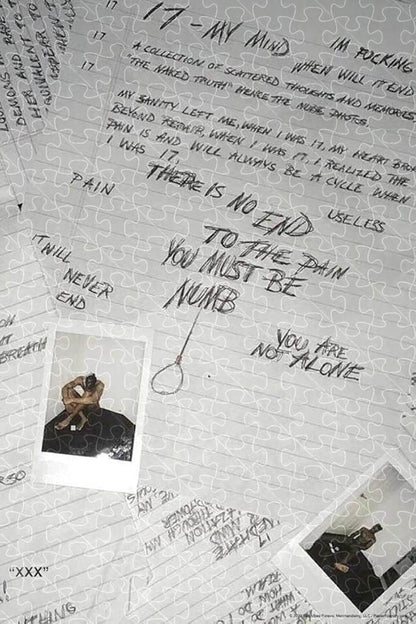 XXXtentacion Album Cover Art Poster puzzles