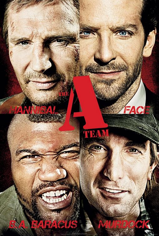 1000 piece jigsaw puzzle for the movie poster: The A-Team (2010) ver2