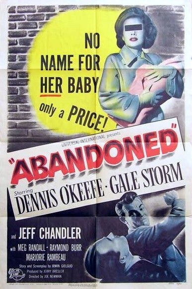 the movie poster: Abandoned (1949)