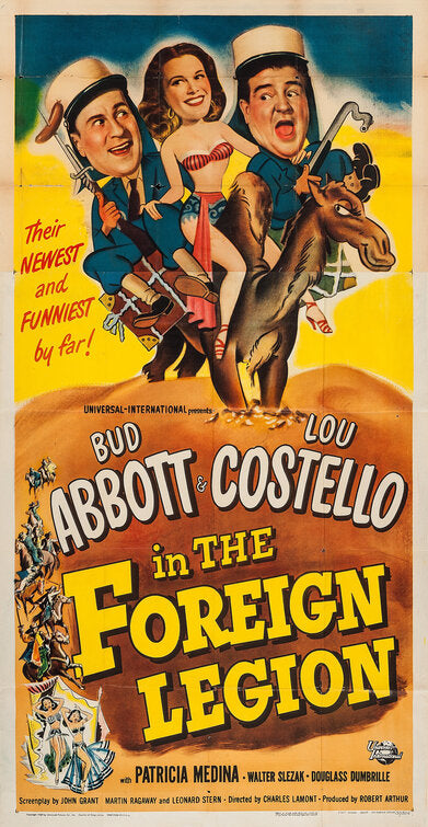 1000 piece jigsaw puzzle for the movie poster: Abbott and Costello in the Foreign Legion (1950) ver2
