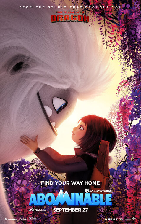 1000 piece jigsaw puzzle for the movie poster: Abominable (2019) ver3