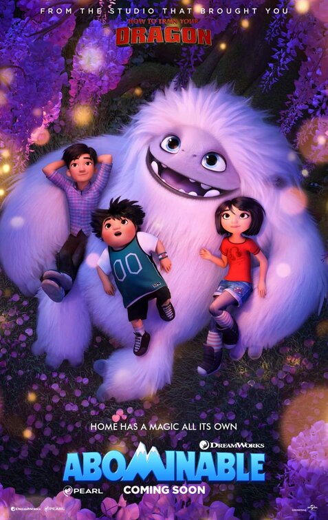 1000 piece jigsaw puzzle for the movie poster: Abominable (2019) ver4