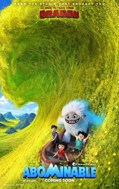1000 piece jigsaw puzzle for the movie poster: Abominable (2019) ver5