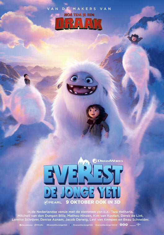 1000 piece jigsaw puzzle for the movie poster: Abominable (2019) ver6