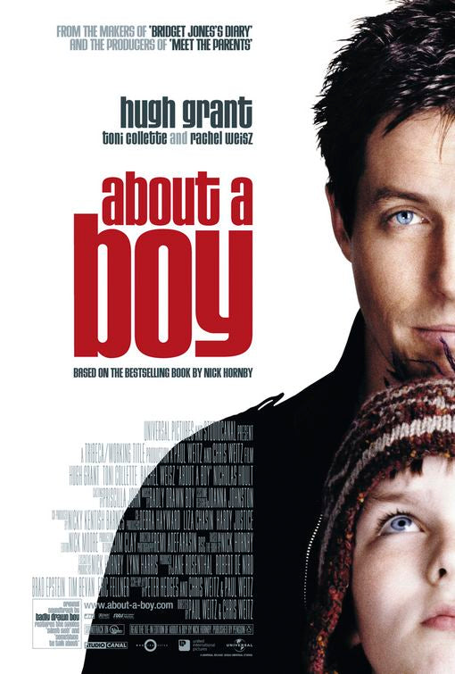 the movie poster: About a Boy (2002)