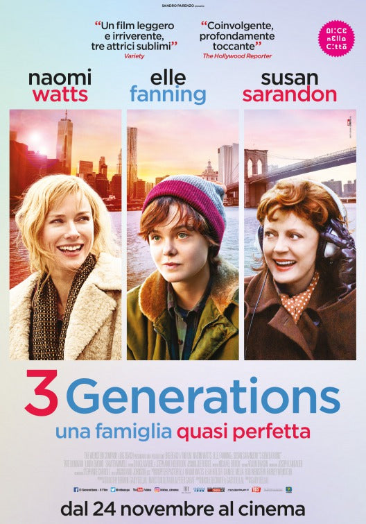 1000 piece jigsaw puzzle for the movie poster: Three Generations (2016) ver3