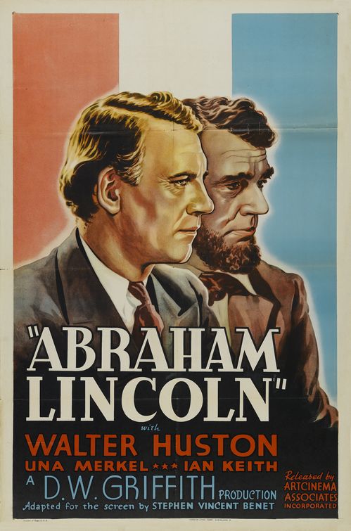 the movie poster: Abraham Lincoln (1930)