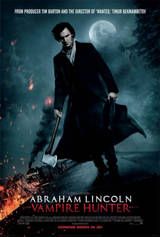 1000 piece jigsaw puzzle for the movie poster: Abraham Lincoln: Vampire Hunter (2012) ver3