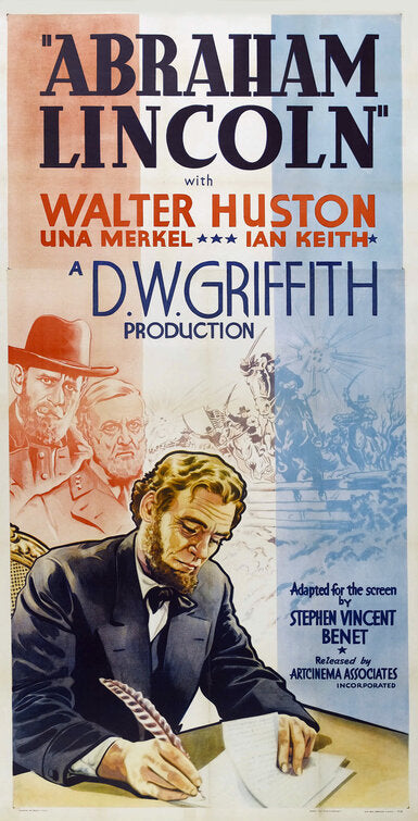 1000 piece jigsaw puzzle for the movie poster: Abraham Lincoln (1930) ver3