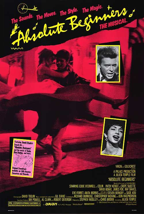 the movie poster: Absolute Beginners (1986)