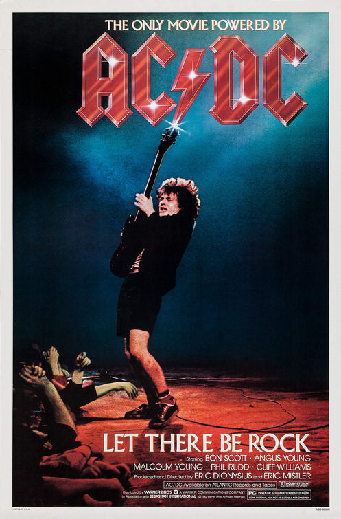 the movie poster: AC/DC: Let There Be Rock (1980)