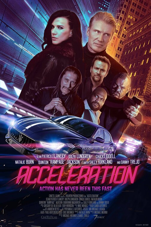 1000 piece jigsaw puzzle for the movie poster: Acceleration (2019) ver2