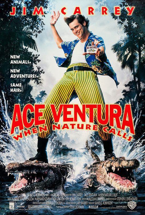 the movie poster: Ace Ventura: When Nature Calls (1995)