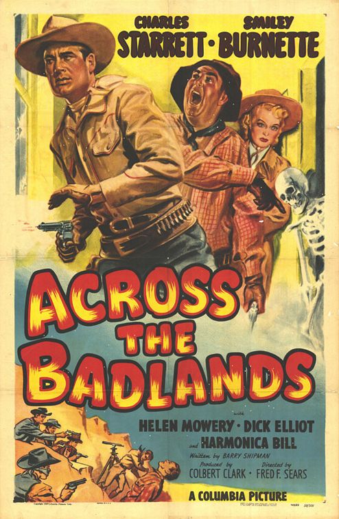 the movie poster: Across the Badlands (1950)