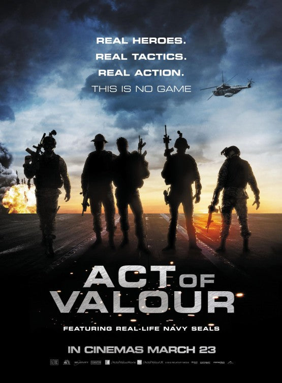 1000 piece jigsaw puzzle for the movie poster: Act of Valor (2012) ver2