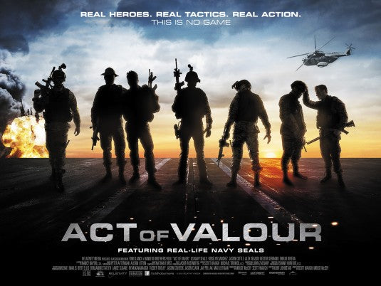 1000 piece jigsaw puzzle for the movie poster: Act of Valor (2012) ver4