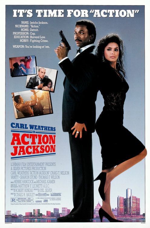 the movie poster: Action Jackson (1988)
