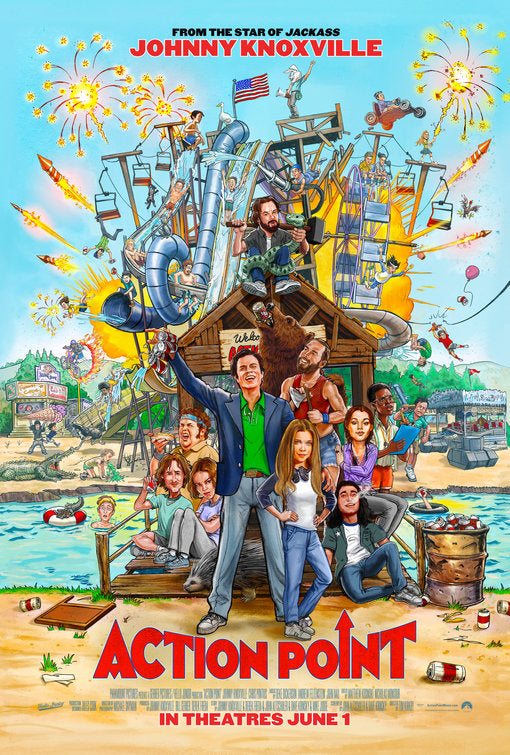 1000 piece jigsaw puzzle for the movie poster: Action Point (2018)