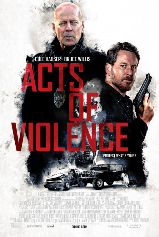 1000 piece jigsaw puzzle for the movie poster: Acts of Violence (2018)