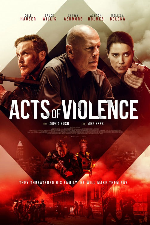 1000 piece jigsaw puzzle for the movie poster: Acts of Violence (2018) ver2