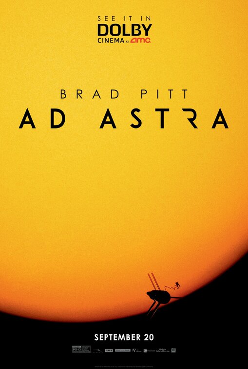 1000 piece jigsaw puzzle for the movie poster: Ad Astra (2019) ver8