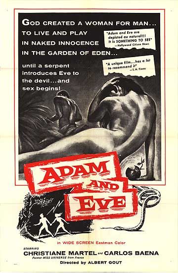 the movie poster: Adam and Eve (1958)