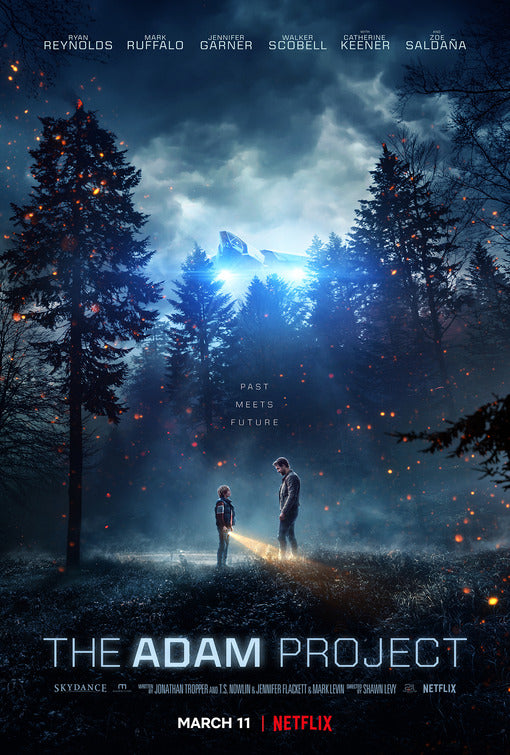 1000 piece jigsaw puzzle for the movie poster: The Adam Project (2022)