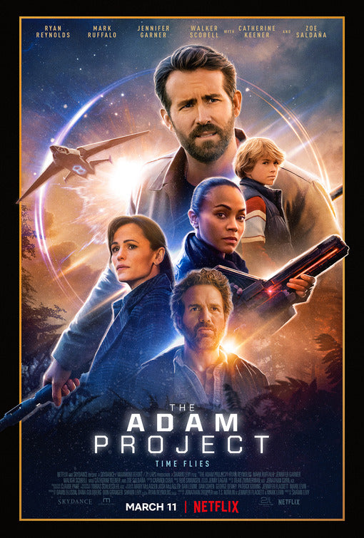1000 piece jigsaw puzzle for the movie poster: The Adam Project (2022) ver2